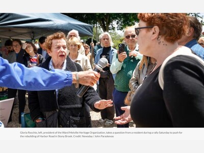 Residents Demand Action to Rebuild Harbor Road and Restore the Pond