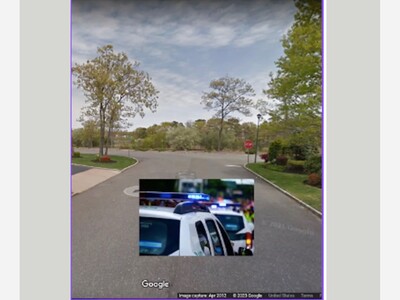   A female individual has been accused of driving under the influence of drugs after her child was discovered on a roadway in Patchogue.