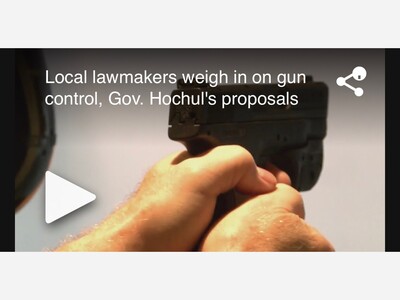 Local legislators are giving their perspective on both gun control and the proposals made by Governor Hochul