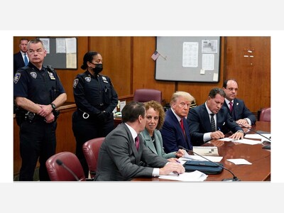 LONG ISLAND TRUMP SUPPORTERS REMAIN DIVIDED OVER FORMER PRESIDENT DONALD TRUMP'S ARRAIGNMENT