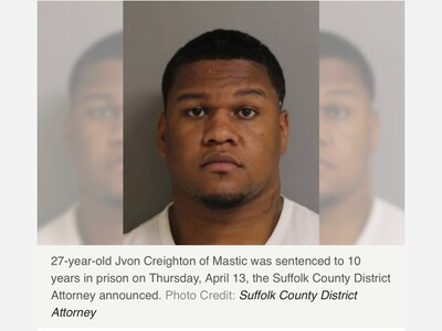 Mastic Serial Robber Sentenced To 10 Years: District Attorney