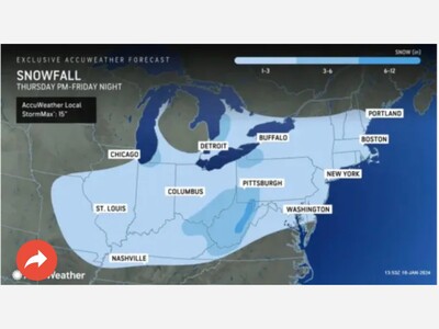  Anticipate the inaugural snowfall as projections unveil details for the upcoming winter storm set to sweep through the Northeast. 