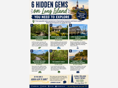HIDDEN GEMS ON LONG ISLAND YOU MAY NOT KNOW ABOUT