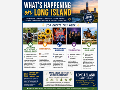 📍🎉 WHAT’S HAPPENING ON LONG ISLAND THIS WEEK?