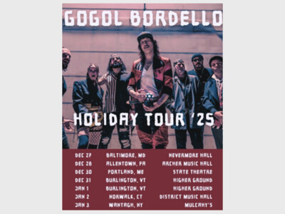 Gogol Bordello @ Mulcahy's on Jan 3