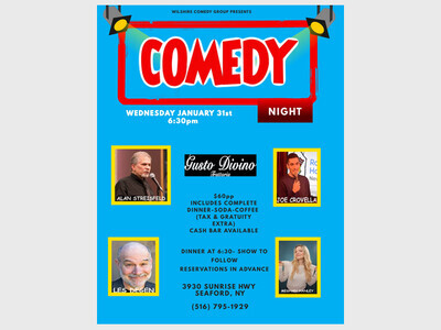 Comedy Night at Gusto Divino